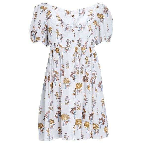 Ciao Lucia Diana Meadow Block Floral Print Mini Dress Size Small Cottage Boho - Picture 10 of 10